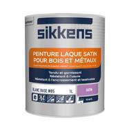 Peinture laque bois/métal/béton blanc base claire W05 1L