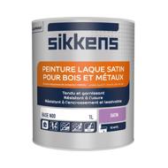Peinture laque bois/métal/béton base moyenne N00 1L