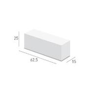 Carreau béton cellulaire COMPACT à emboitement 15x25x62,5cm