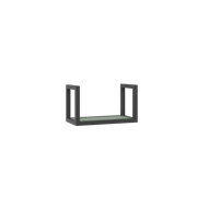 ETAGERE JOKER GALSAKY SALLE DE BAIN LEAF MAT 35X20X17CM