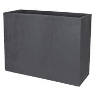 Bac rectangulaire LOFT L gris anthracite rotomoulé 78,5x29,5cm H.60cm
