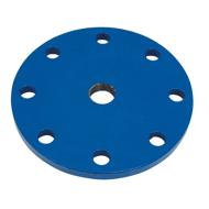 PLAQUE FONTE GS DN200 TARAUDAGE 40/3 PB ISO PN10-16