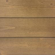 Lambris épicéa brun brossé micro grain d'orge 13,5x135mm 4,75m