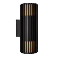 Double Applique murale Aludra Seaside E27 noir