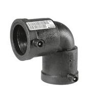 Coude Ø020 90° femelle-femelle PN16 électrosoudable