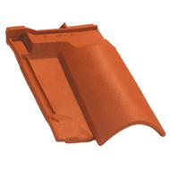 Tuile sous faitière OMEGA 10 ROUGE