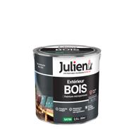 Peinture microporeuse bois JULIEN Gris anthracite 2.5L
