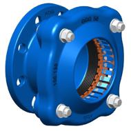 Adaptateur fonte de raccordement large plage autobuté AGTLT pour tube