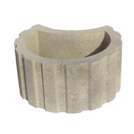 Bloc de soutènement TALUDECOR Ø50cm crème H.24cm