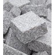 Pavé granit Gris ALPENDORADA 10x10x8cm 2 faces sciées