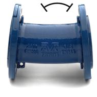 Coude fonte GS bride mobile DN200 11,25°-1/32 ISO PN10 AVK