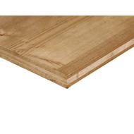 Panneau 3 plis épicéa AB/ST thermo 212° brossé 19x5050x1023mm