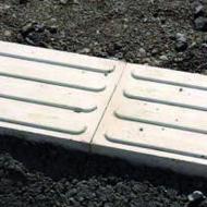 BANDE DE GUIDAGE BLANCHE 1,00ML LARGEUR 0,24M EPAISSEUR 4 CM