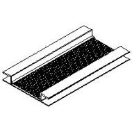 Profil de ventilation PVC gris anthracite 072 3,00m ref 123