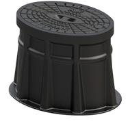 BOUCHE A CLE SERIE 80/30 HYDRANT CHAUSSEE OVALE 10,1KG