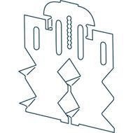 ATOUT PRO SUSPENTE POUR HOURDIS BETON 7,2 CM BOITE DE 100