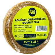 ADHESIF ATOUT PRO DOUBLE FACE 25MMX25M TRANSPARENT ROULEAU