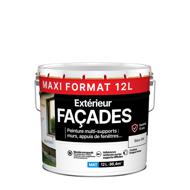 Peinture façade multisupport Julien blanc Base 12L