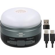 LAMPE SOLAIRE OLI RONDE LED 400 AS RECHARGEABLE - POWERBANK - USB C