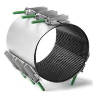 Manchon réparation inox 1 pièce 400mm Ø111-121 16bar section B