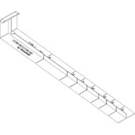 Raccord droit ATOUT PRO PVC gris anthracite 072 300mm ref 1158