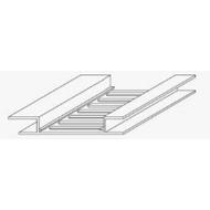Profil de ventilation ATOUT PRO PVC blanc 003 3,00m ref 123