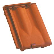 TUILE VENTILATION + GRILLE DELTA 10 ROUGE NUANCE