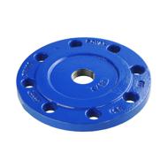 Plaque fonte GS DN200 taraudage 20/27 ISO PN10 SOVAL