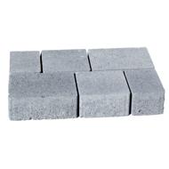 Pav&eacute; multiformat MODERN XL 16,8x16,8-25,5-34cm Ep.6cm terre de cendre