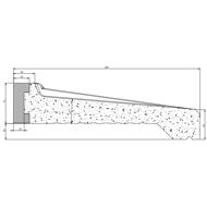 APPUI SEUIL 35 OPTITHERMIC 35 OPTITHERMIC monobloc gris 110x35cm