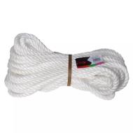 Cordage bandelettes polypropylène blanc 1,240T 25m Ø10mm 1Kg