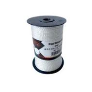 Cordeau tressé polypropylène blanc 100mx2,5mm