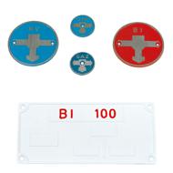 Plaque de repérage ronde