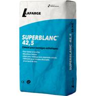 CIMENT SUPERBLANC PM CEM II/A-LL CP2 42,5 N CE+NF sac 25kg