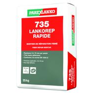Mortier réparation 735 LANKOREP RAPIDE CE+NF fibré sac 25kg