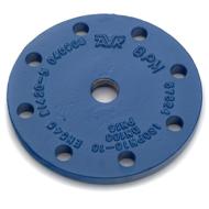 PLAQUE FONTE GS DN125 TARAUDAGE 50/60 ISO PN10-16