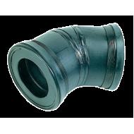 Coude fonte GS ISOPAM 45°-1/8 complet