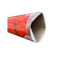 Tube coffrage carton carré angles chanfreinés 250x250mm 4m