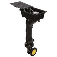 Bouche incendie incongelable noire ISO PN10-16 rectangle