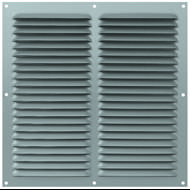 GRILLE A PERSIENNES 250X250MM AVEC MOUSTIQUAIRE ALU