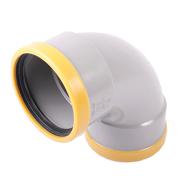 Coude PVC assainissement CR8 Ø200 femelle-femelle 87°