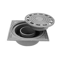 Siphon de cour fonte grise S 20 A15 200x200mm Ø82