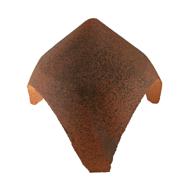 Calotte 1 faitière 2 faitières arêtier BRUN 464XL