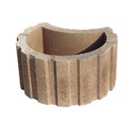 BLOC DE SOUTENEMENT TALUDECOR Ø50CM OCRE H.24CM