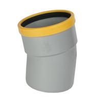 Coude PVC assainissement CR8 Ø200 mâle-femelle 15°