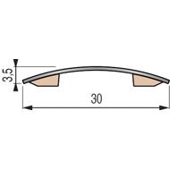 SEUIL PRESTO INOX 30MM 93CM