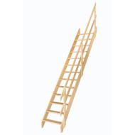 Echelle de meunier 280x65 avec rampe sapin