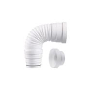 Pipe WC extensible PVC souple 190/390mm Ø93/100mm