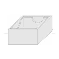 Fond de regard béton 60x60 HU49/H.57cm