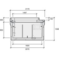 Corps de chambre béton M1C avec fond NFP 98-050-2